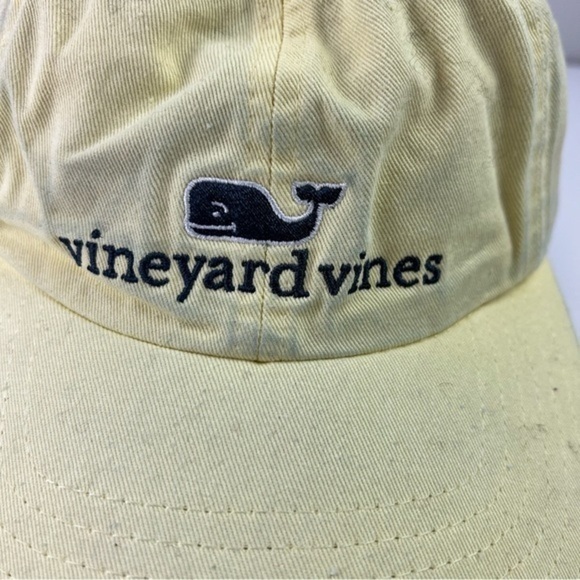 Vineyard Vines Hat Yellow Whale Logo Adjustable Strap - Picture 2 of 7